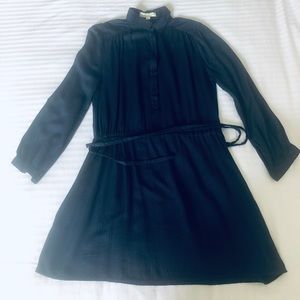 Mini dress with long sleeves